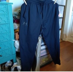 Under Armour Men's Size XL Loose Navy Athletic Pants Sports Athleisure Jogging